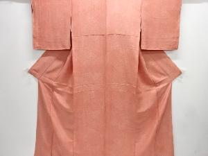 未使用品　寄せ柄一つ紋小紋着物